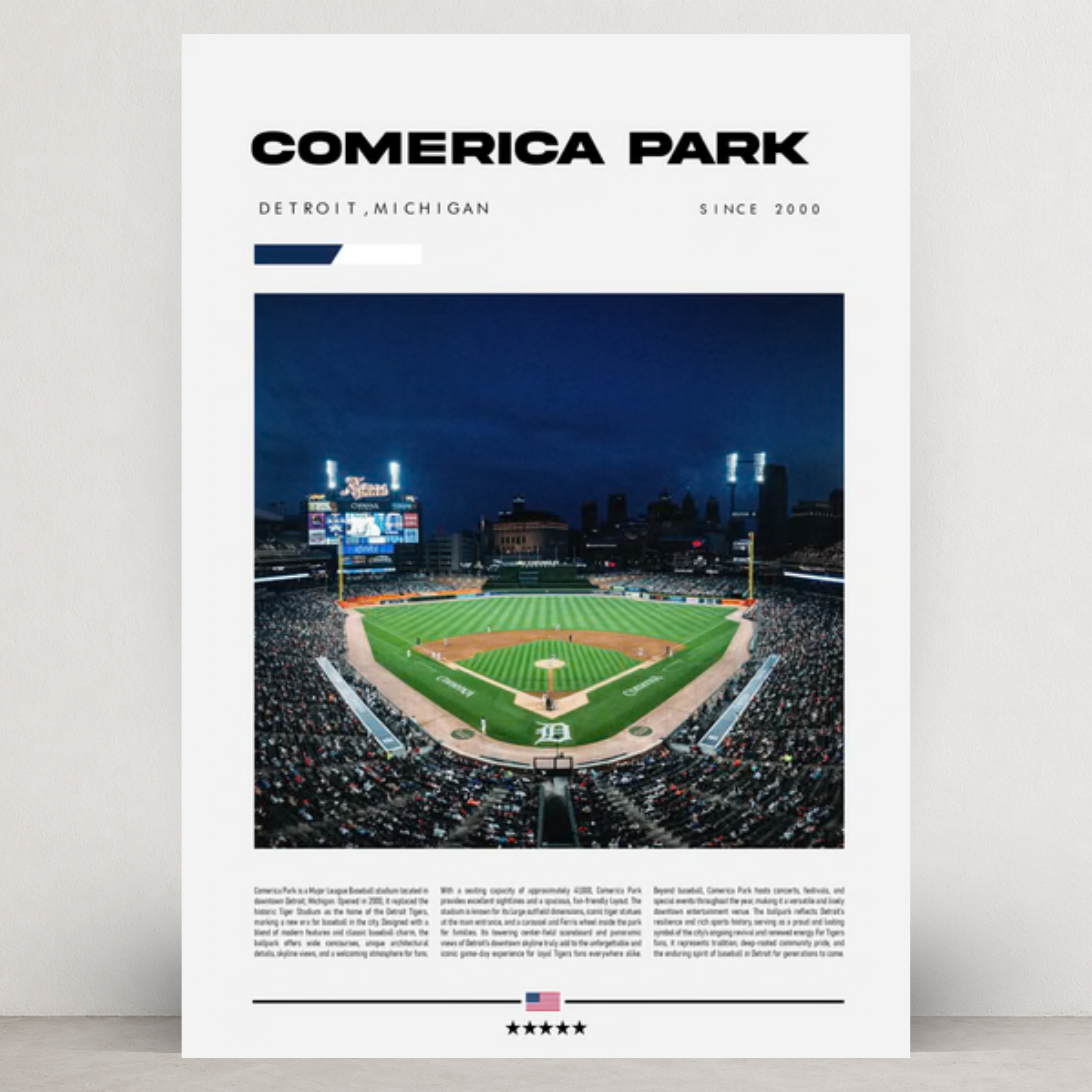Comerica Park - Detroit Tigers - Stadium Series