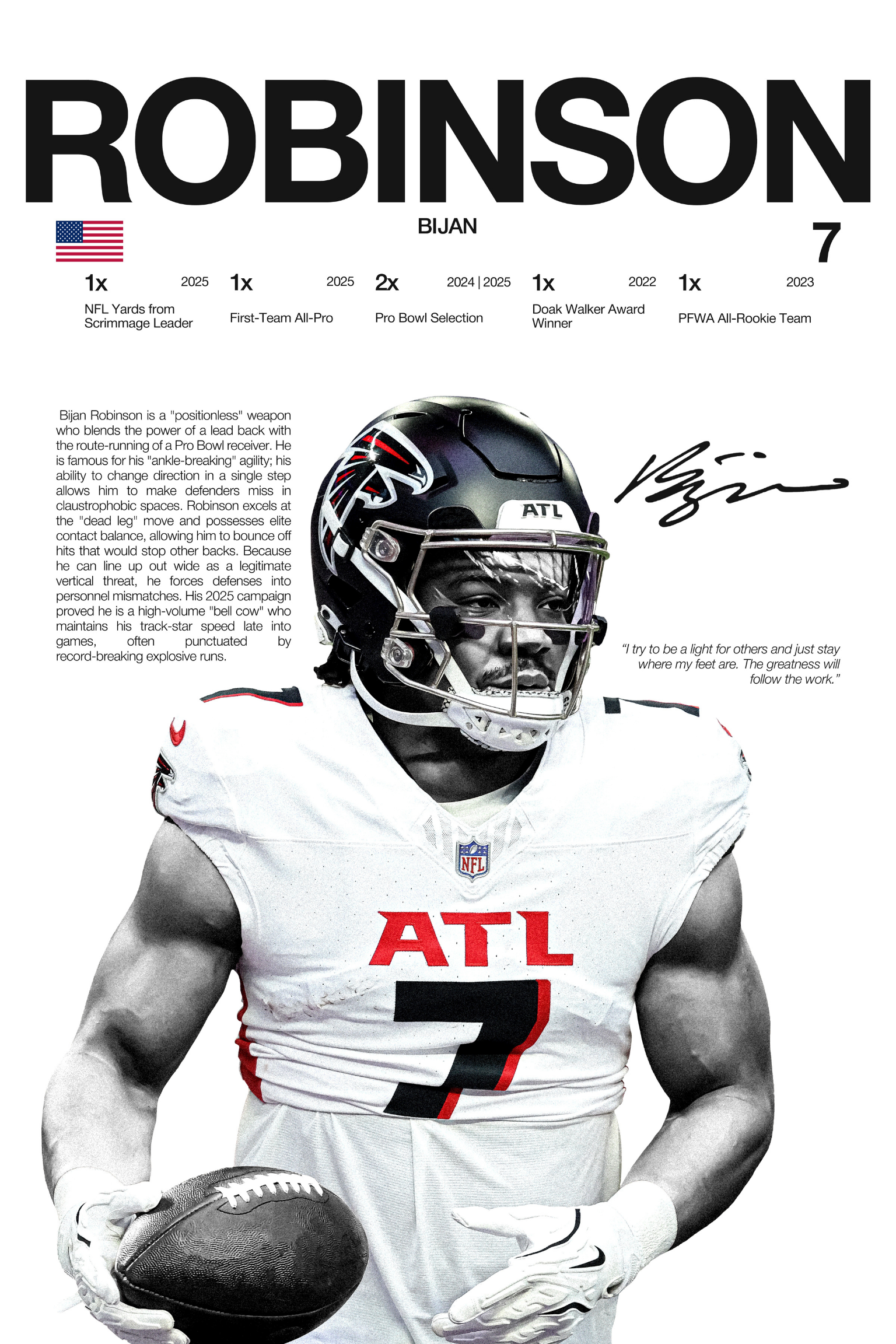 BIJAN ROBINSON - HARDLINE SERIES