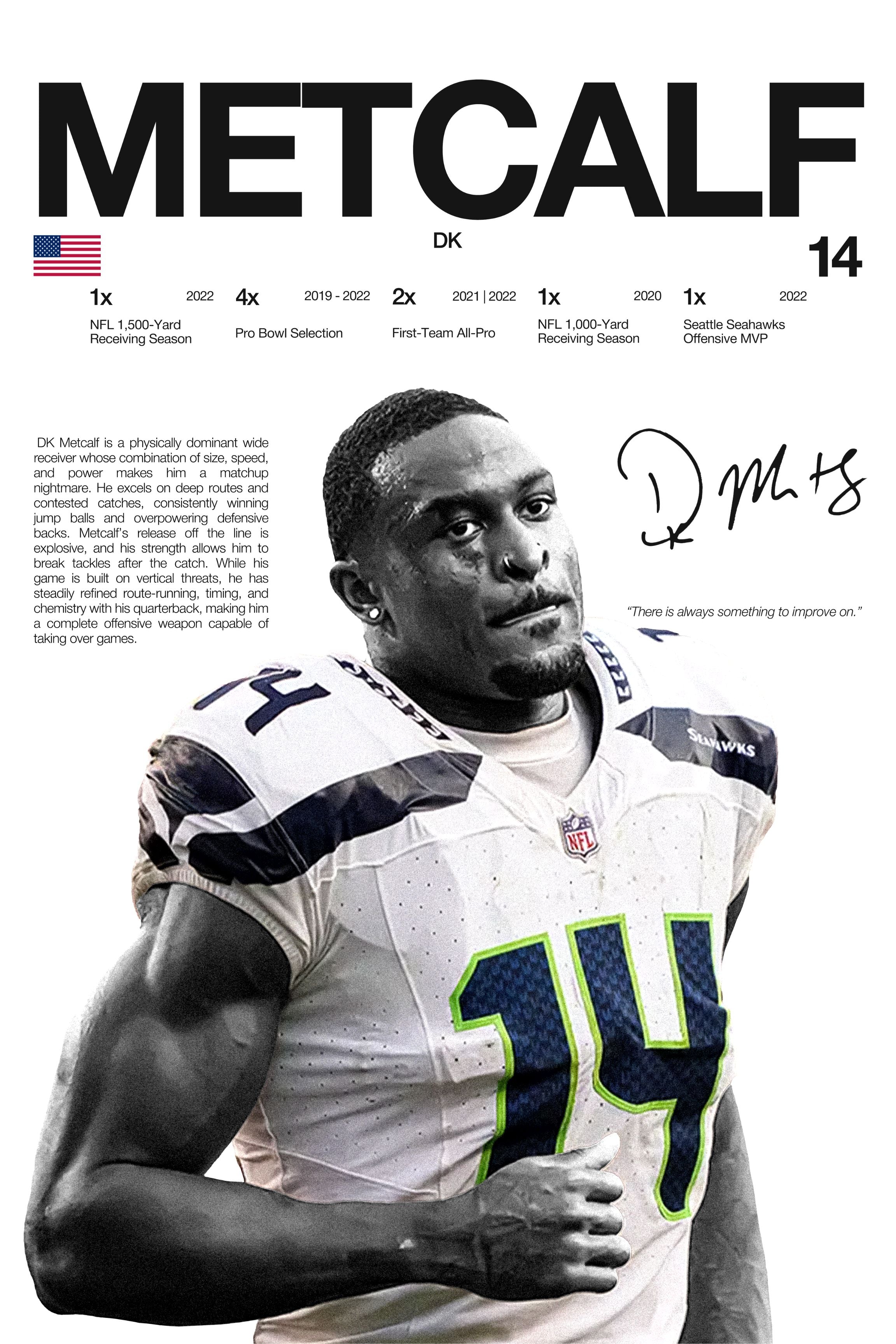 DK METCALF - HAWKS - HARDLINE SERIES