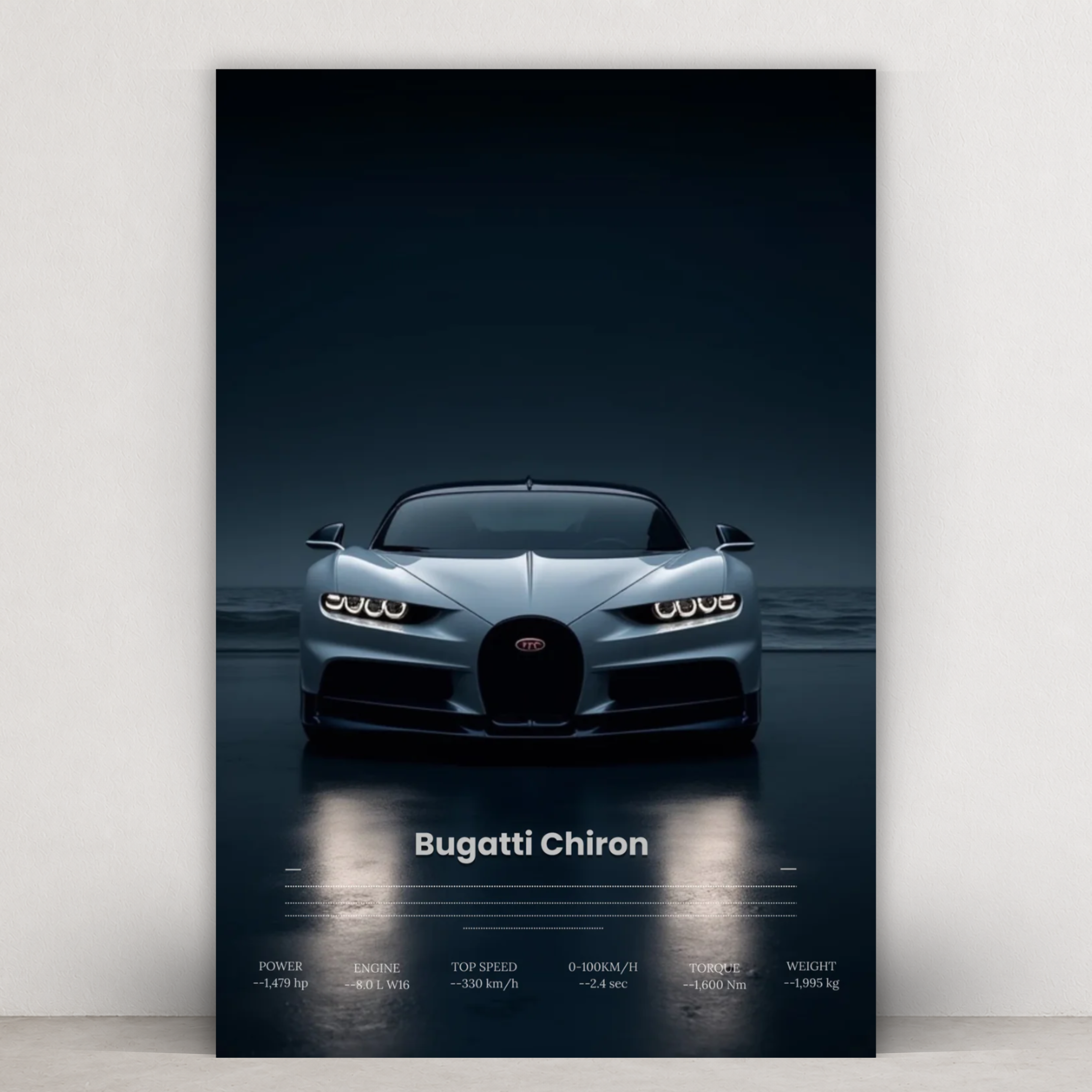 Bugatti Chiron - gray