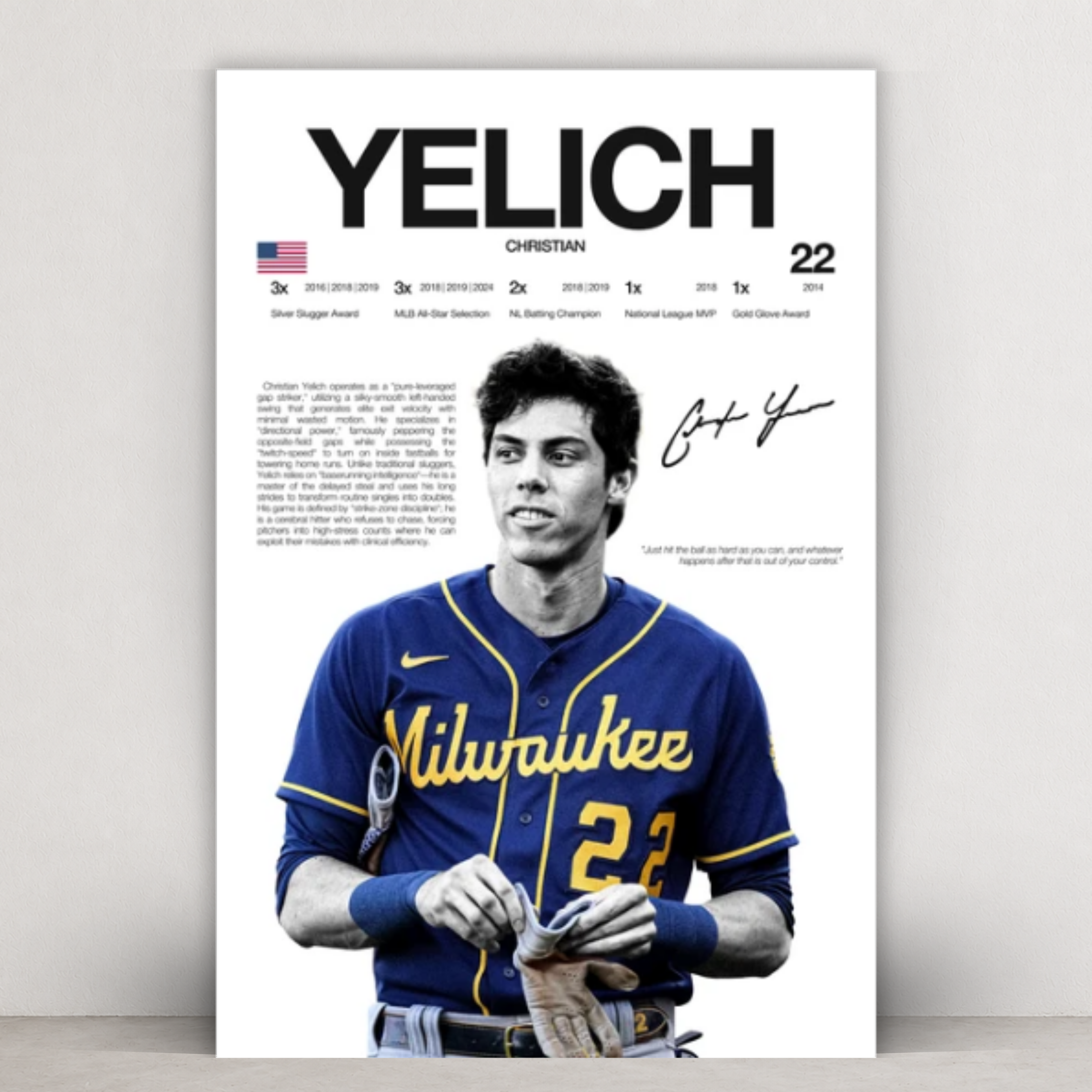 Christian Yelich - Hardline Series