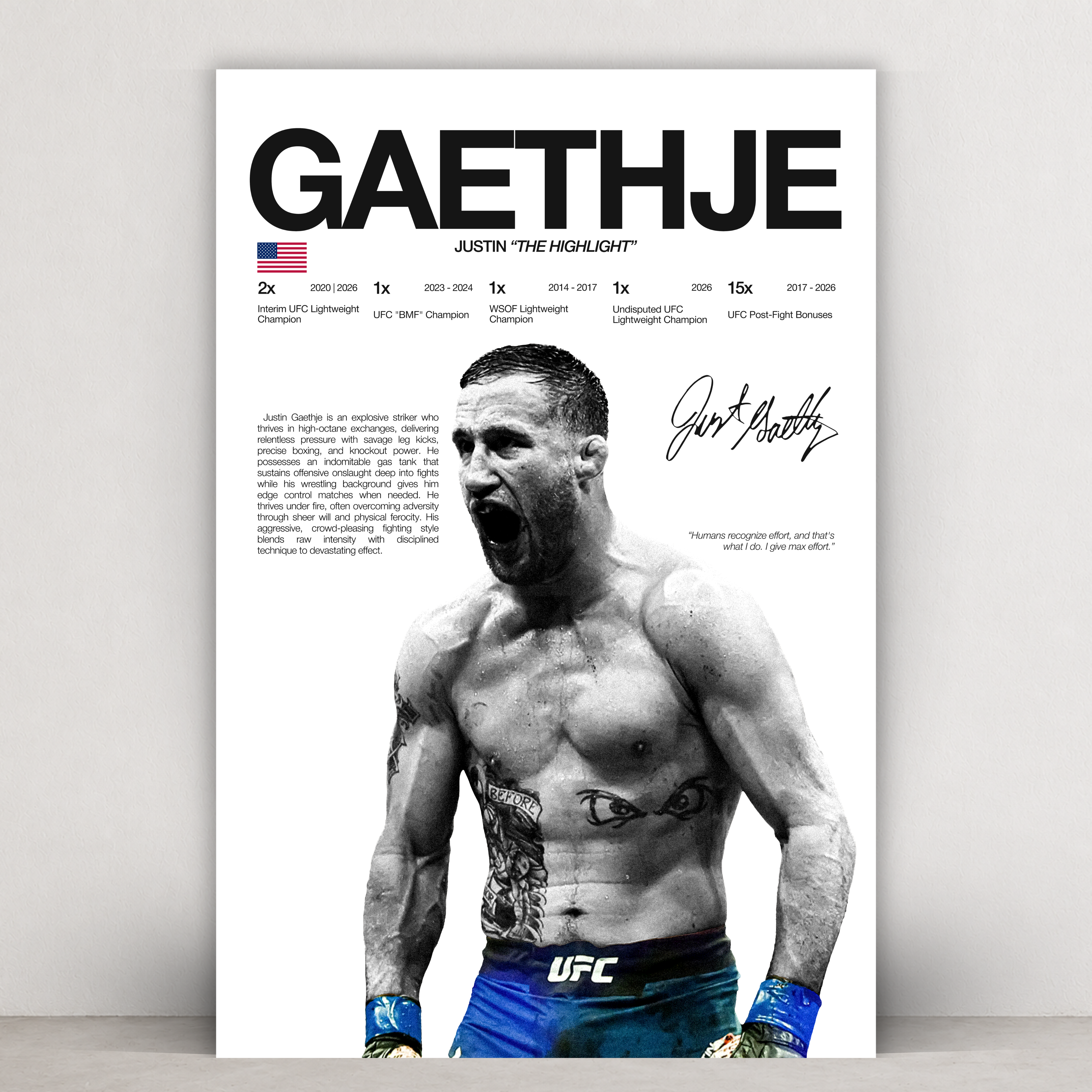 Justin Gaethje - Hardline Series