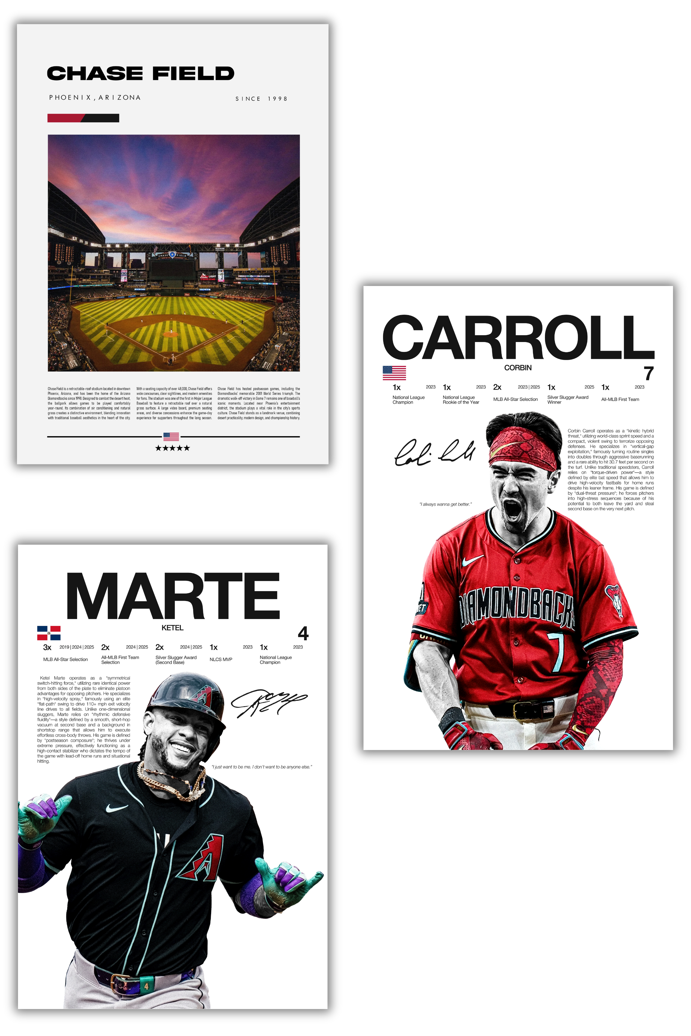 Arizona Diamondbacks Baseball Bundle - 3 Pack