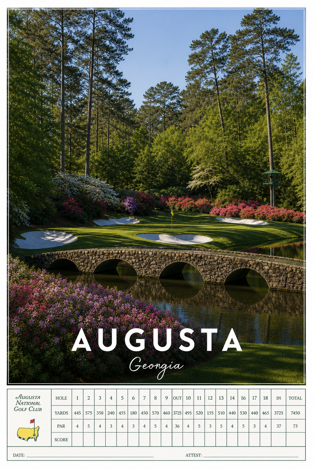 Augusta  - Scorecard