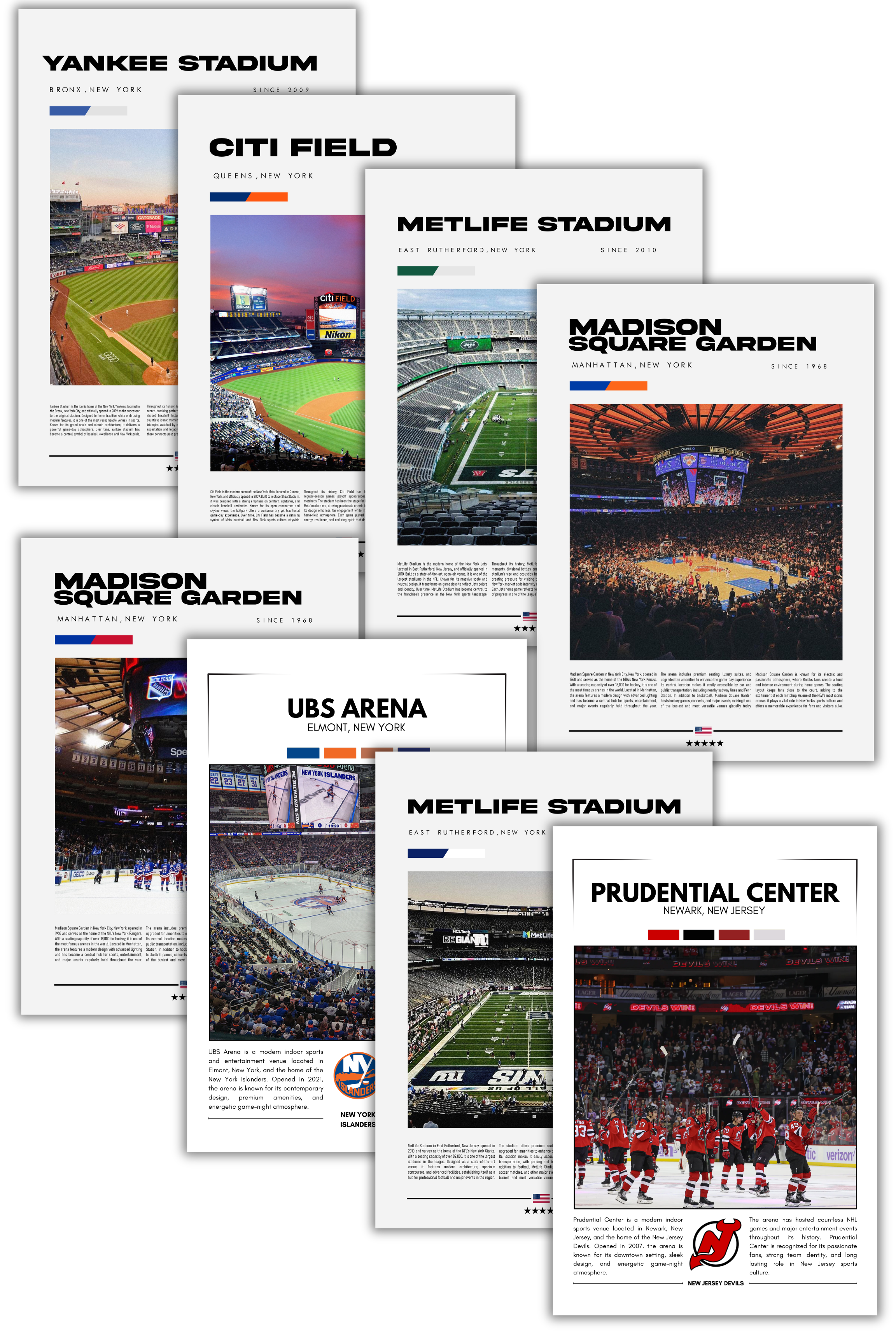 New York Stadiums - Ultimate Bundle (8-Pack)