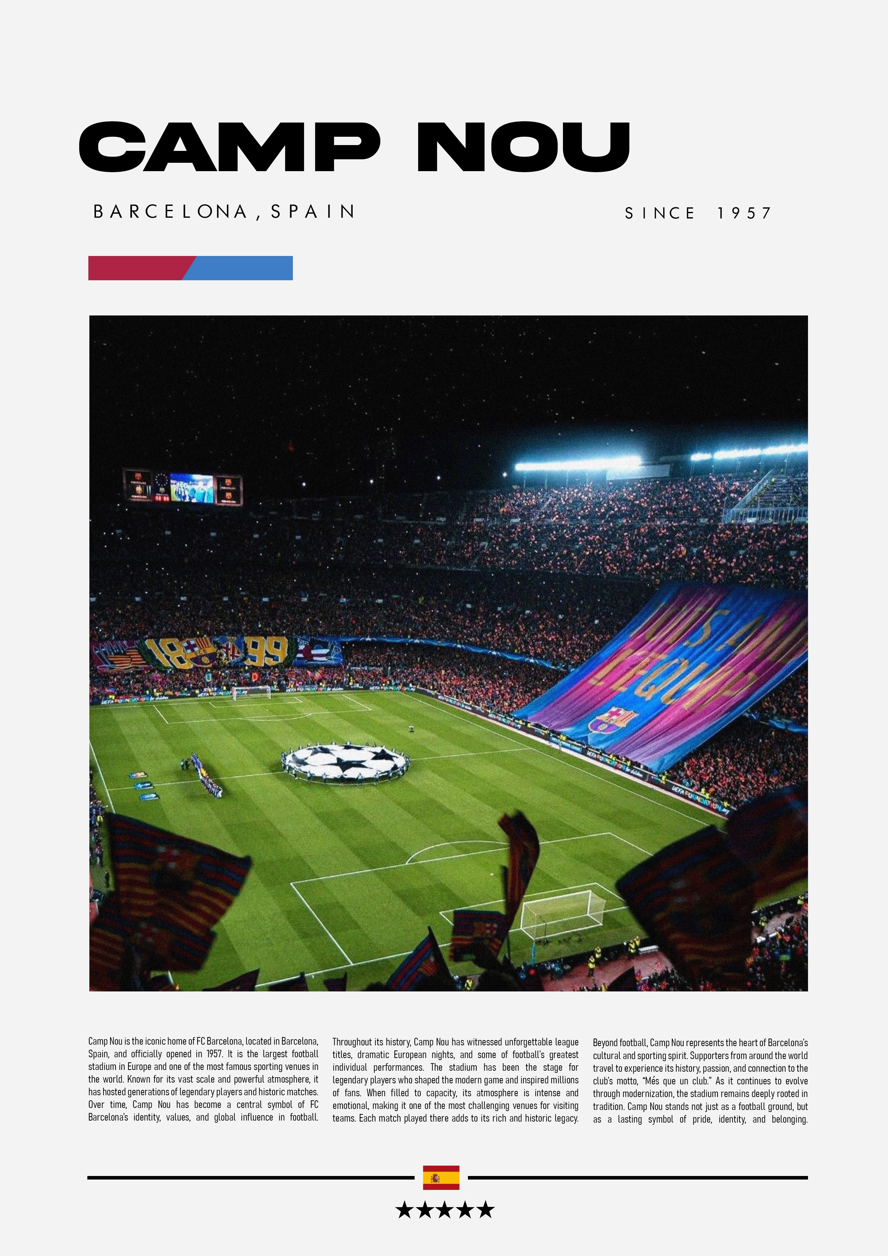 Camp Nou (Night) - Barcelona - Stadium Series