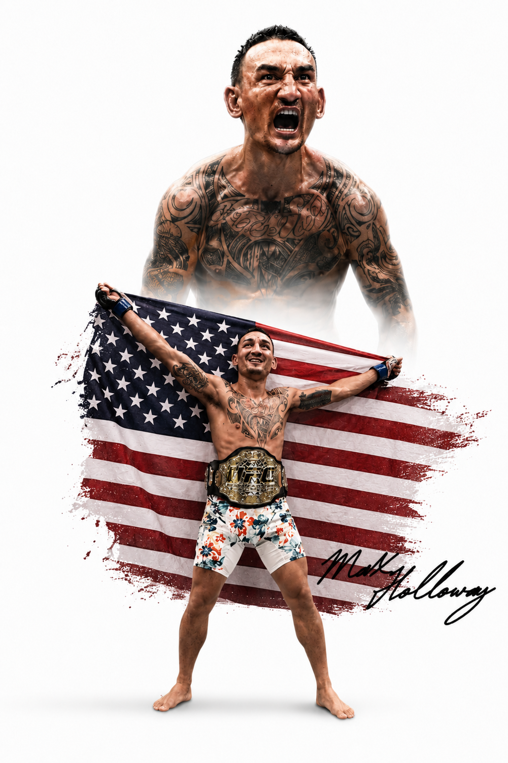 Max Holloway - White Out Series