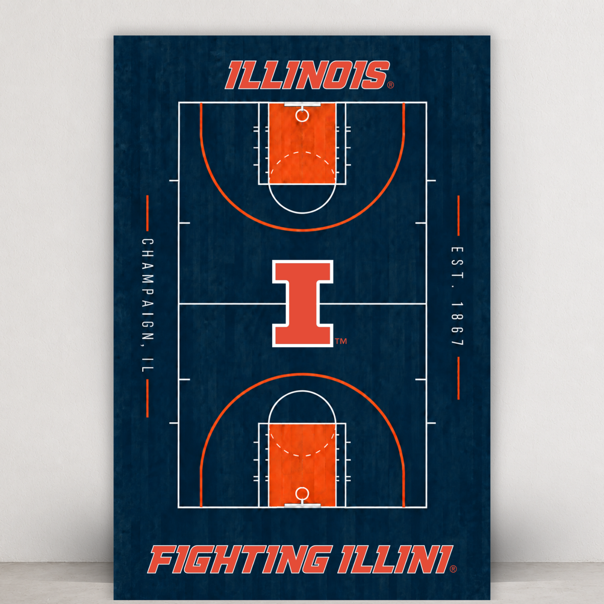 Illinois Basketball Court