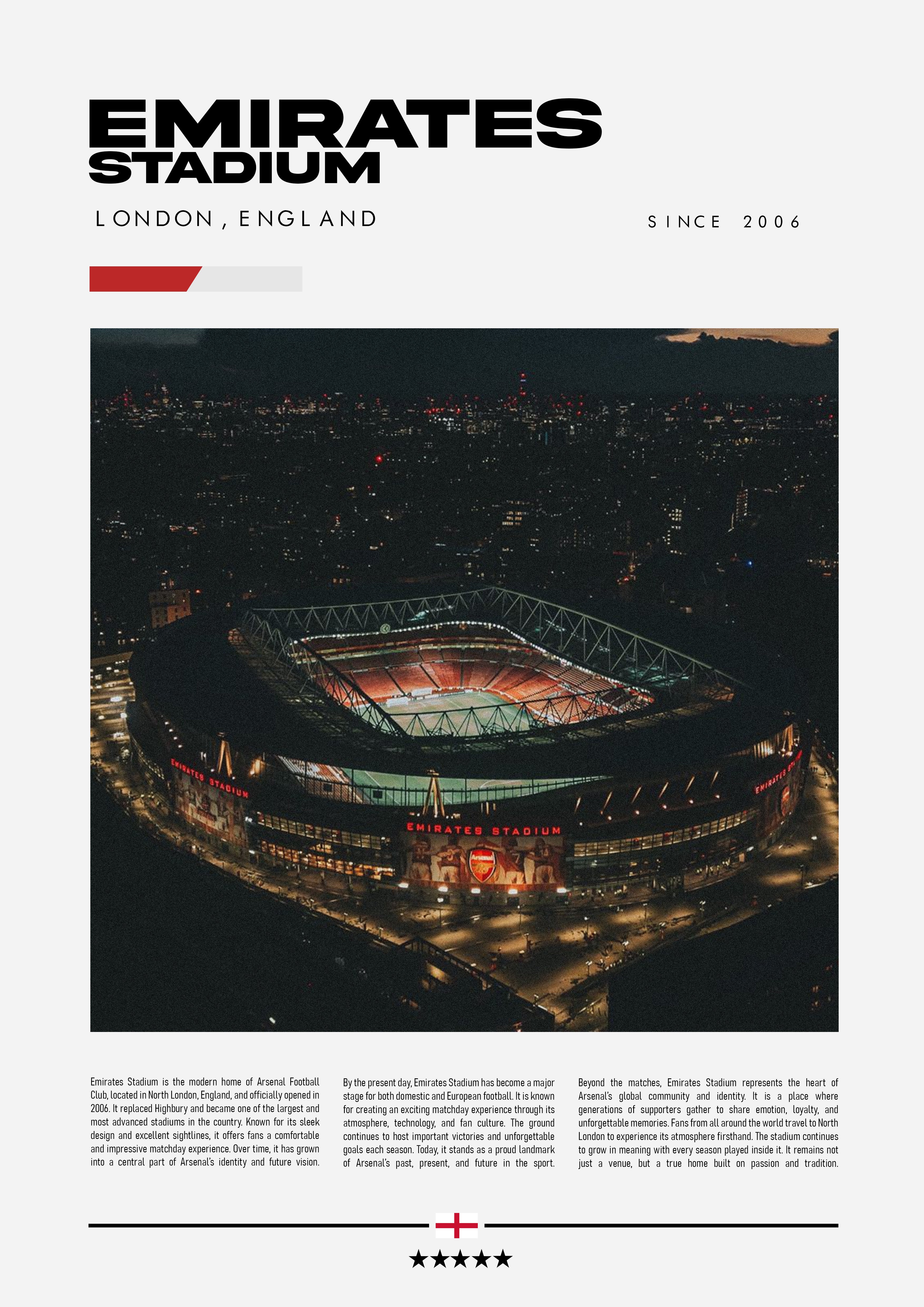 Emirates Stadium (Night) - Arsenal - Stadium Series