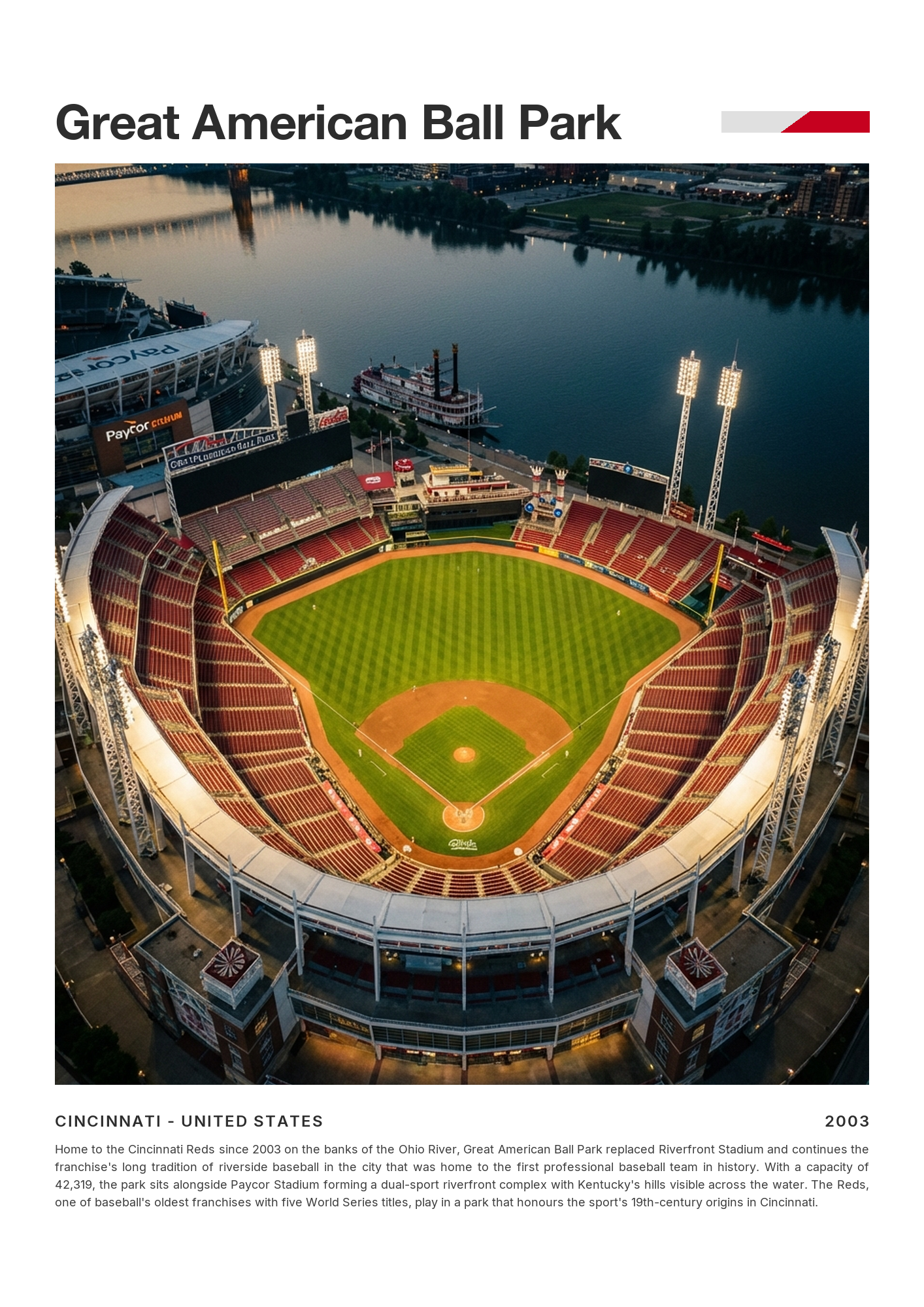 Great American Ball Park - Cincinnati Reds - Stadium Series