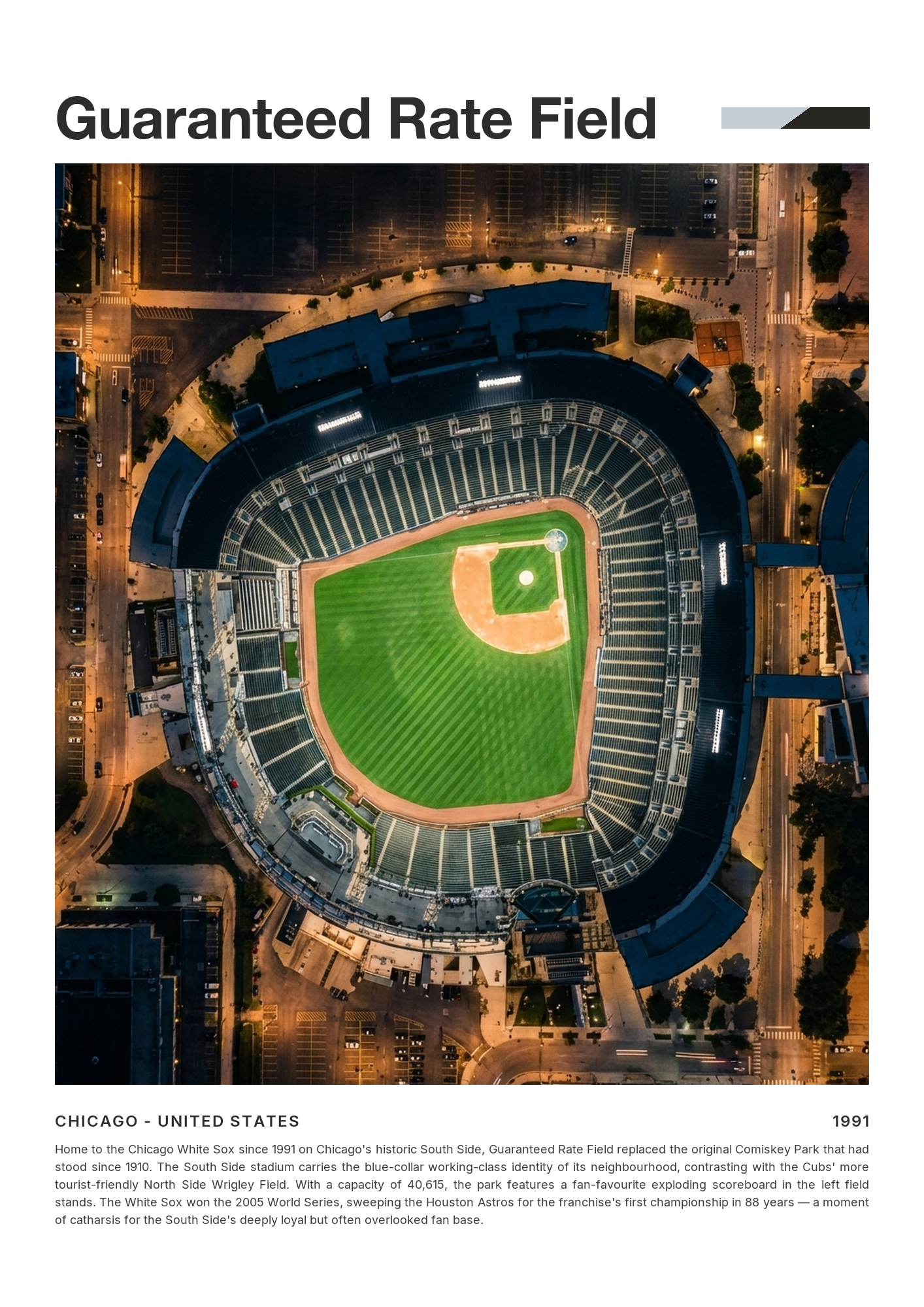 Guaranteed Rate Field - Chicago White Sox - Stadium Series