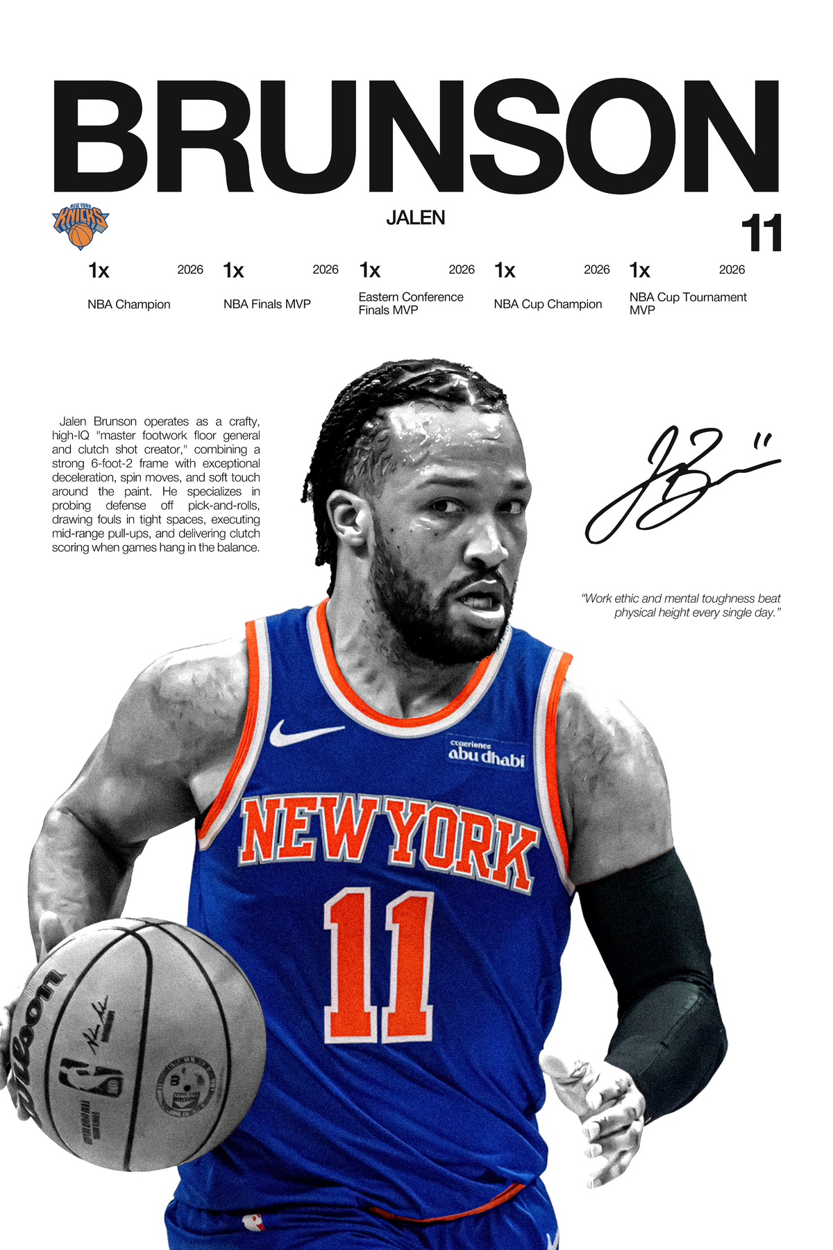 Jalen Brunson - Hardline Series