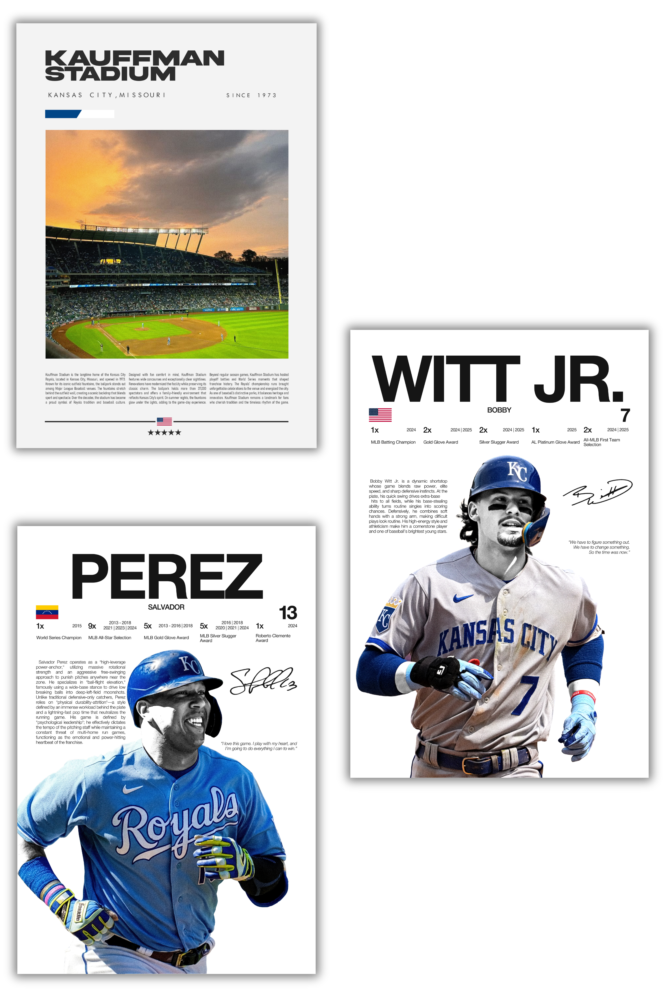 Kansas City Royals Baseball Bundle - 3 Pack