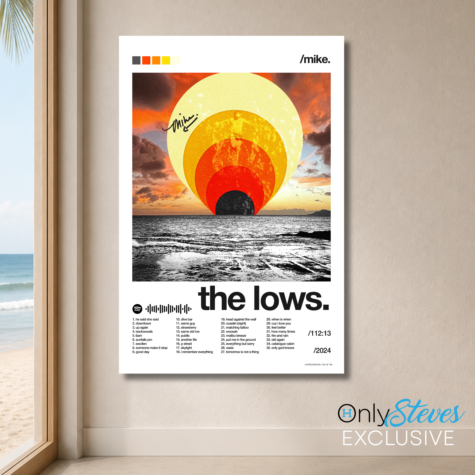 the lows. - Limited Edition Metal Print