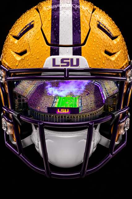 LSU Football Helmet