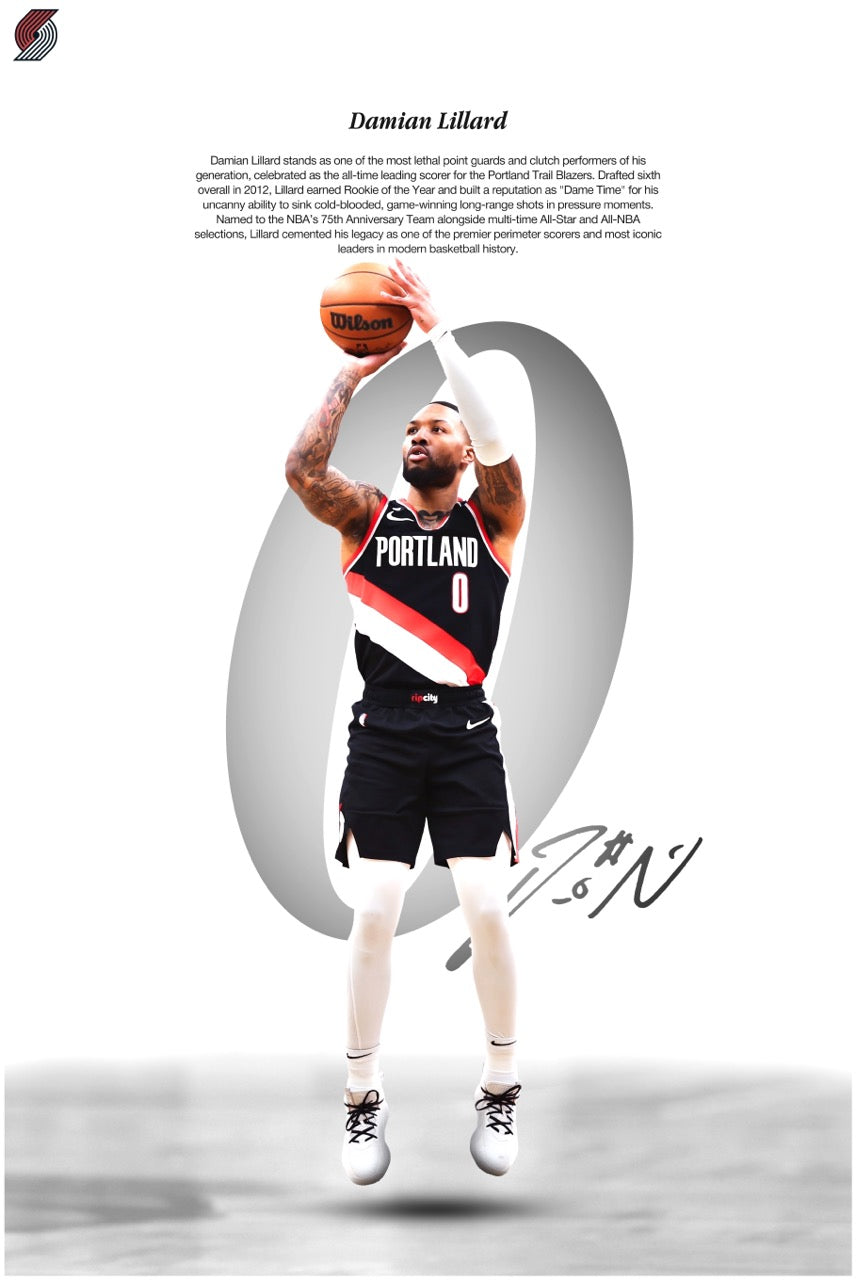 Damian Lillard - Whiteout Series