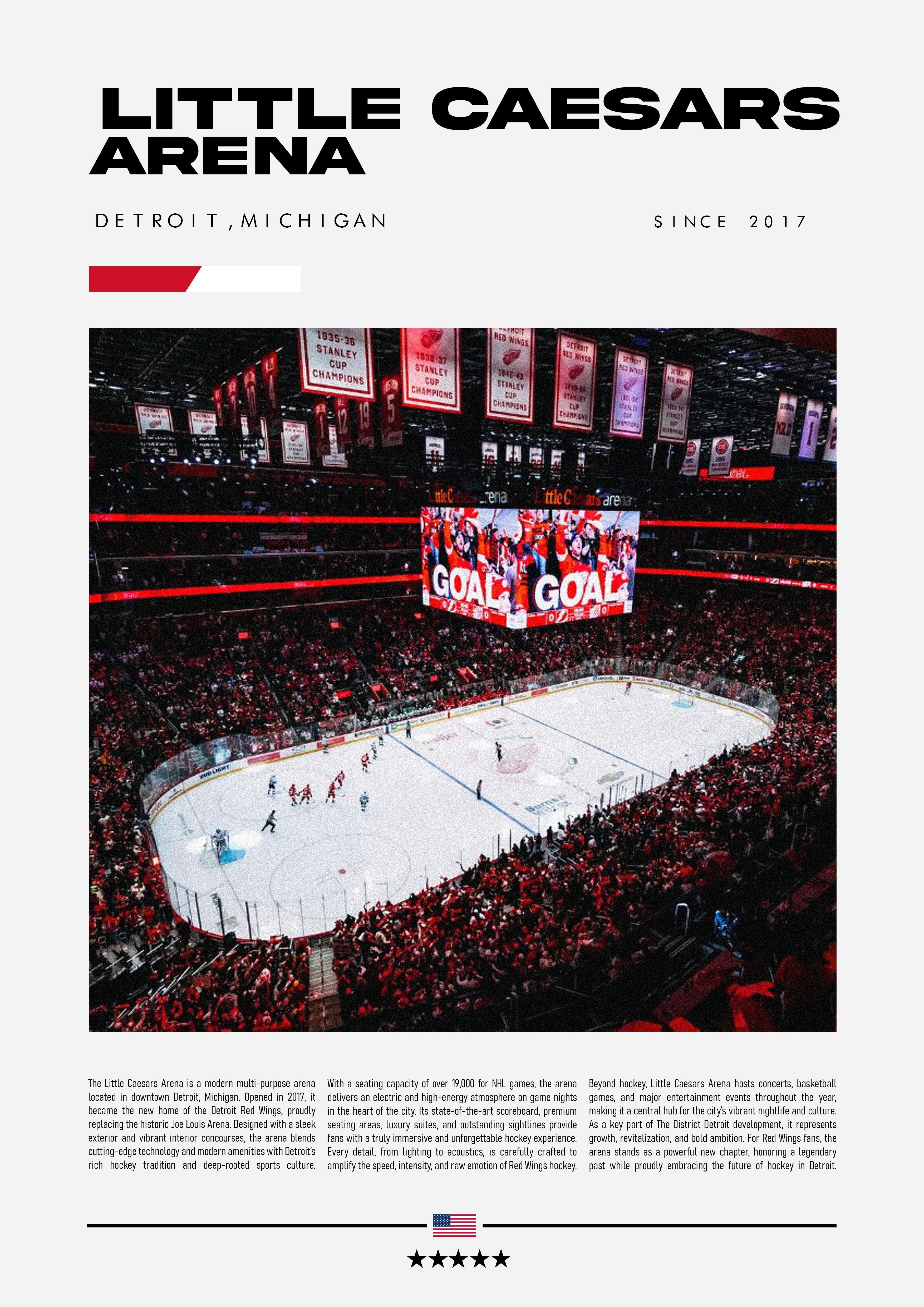 Little Caesars Arena - Detroit Red Wings - Stadium Series