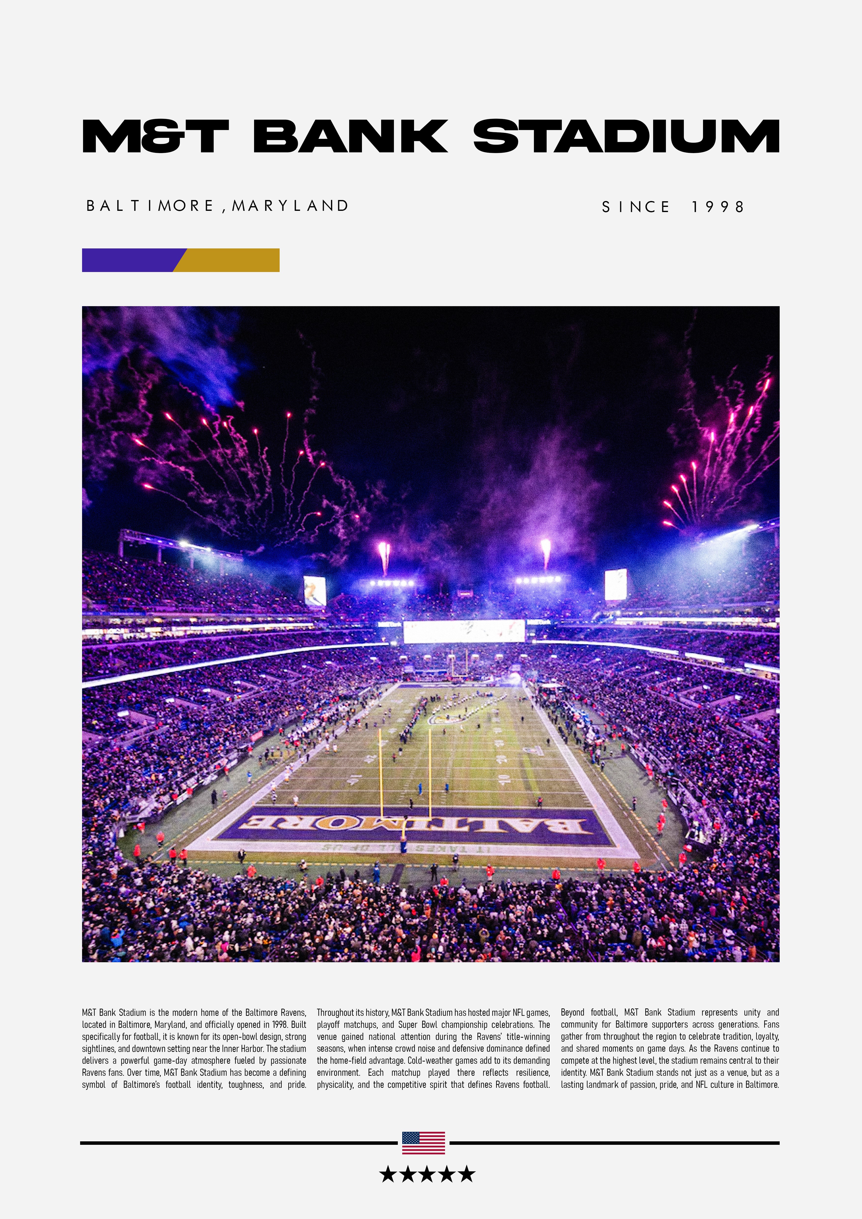 M&T Bank Stadium - Baltimore Ravens - Stadium Series