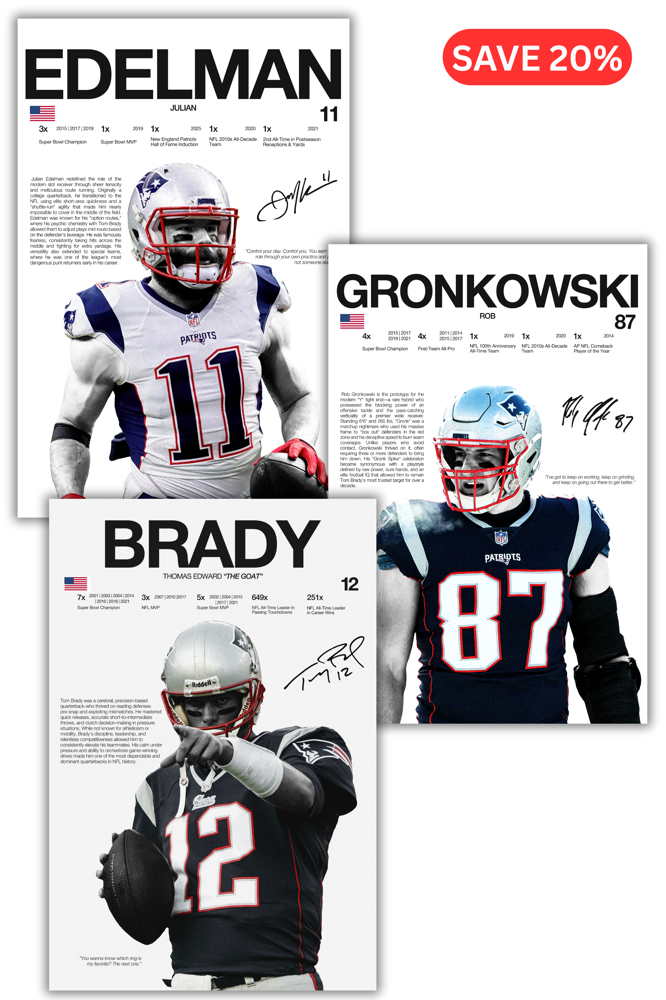 New England Dynasty Bundle - 3 PACK