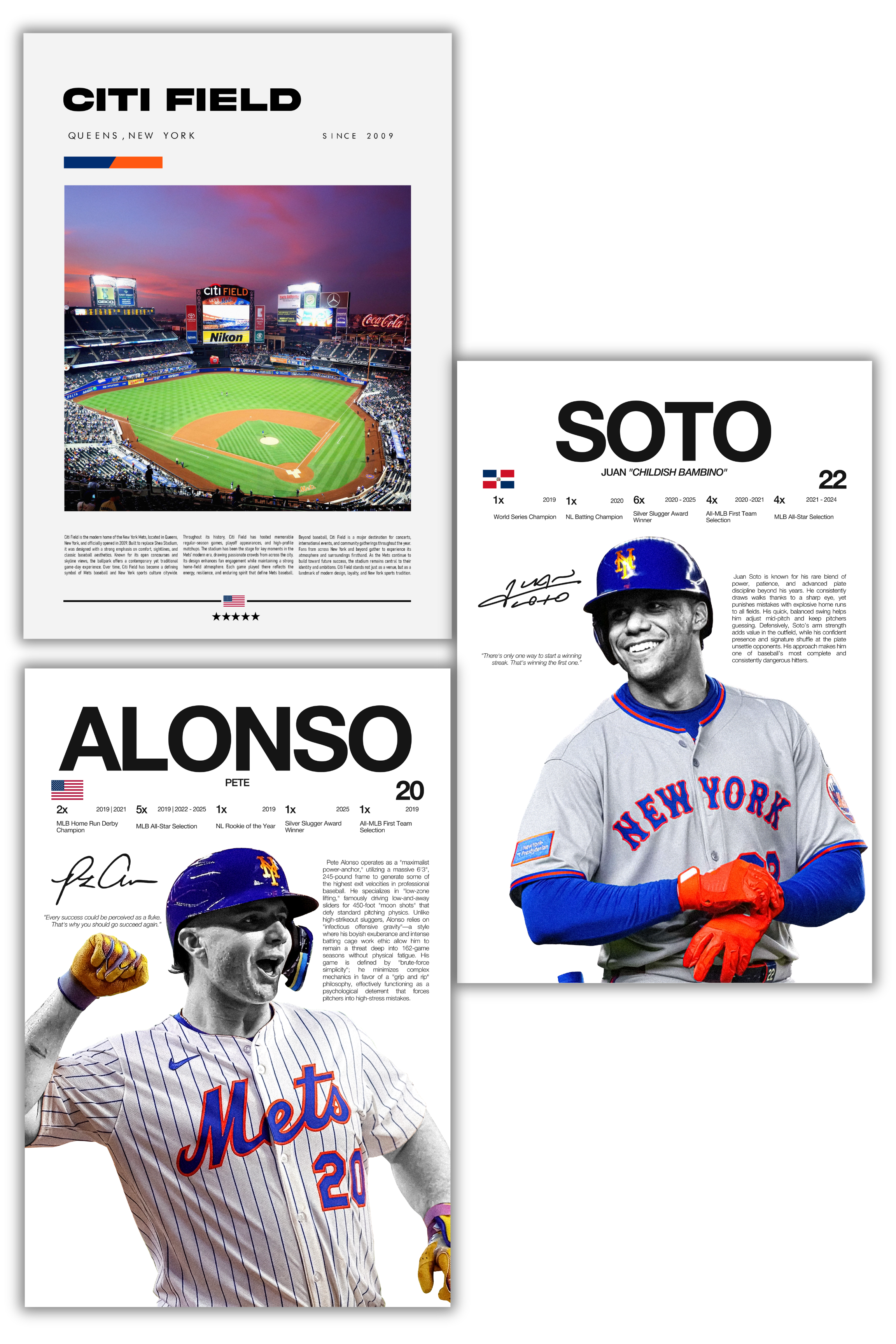 New York Mets Baseball Bundle - 3 Pack