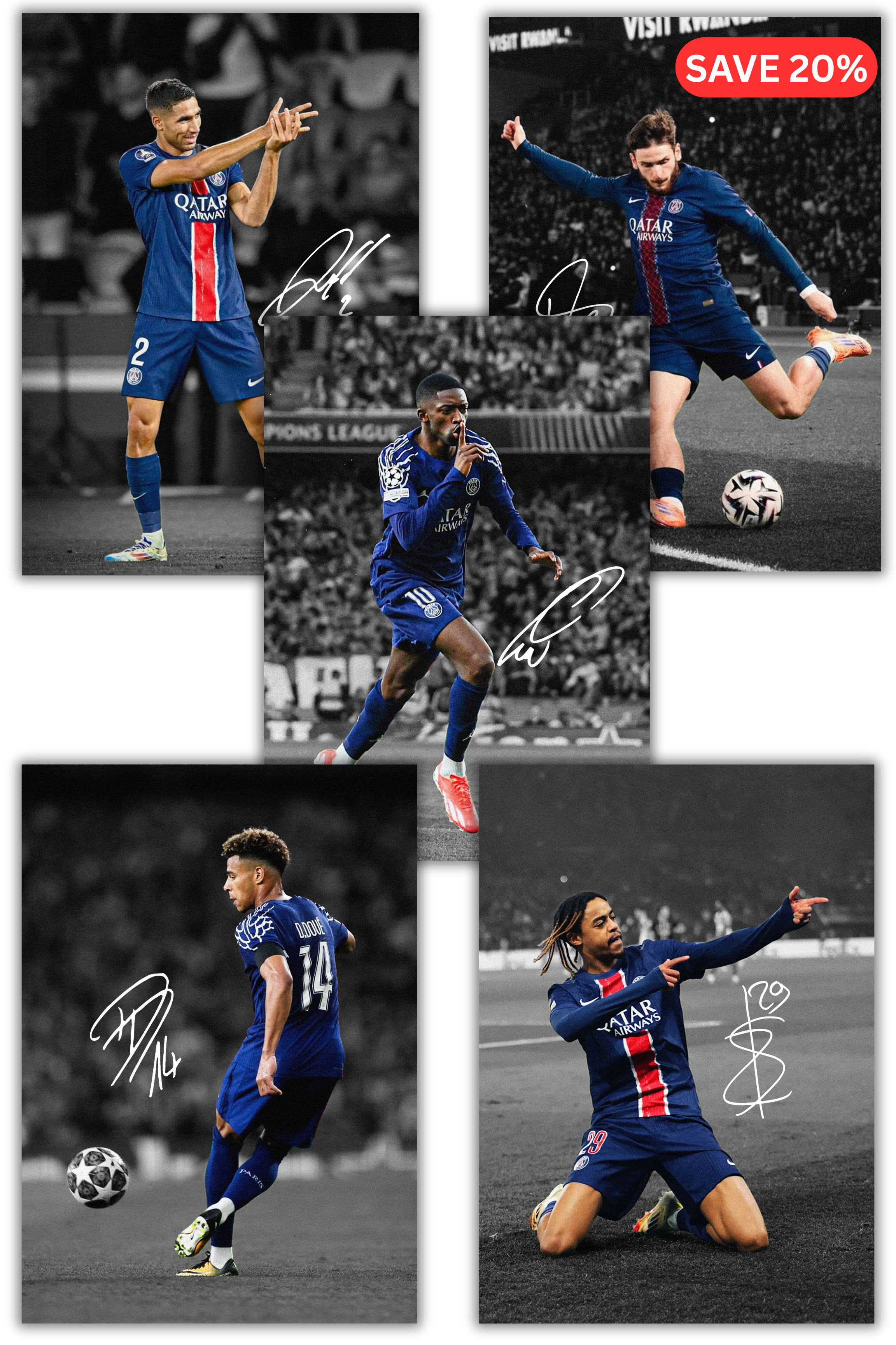 Paris Saint-Germain Bundle - 5 Pack