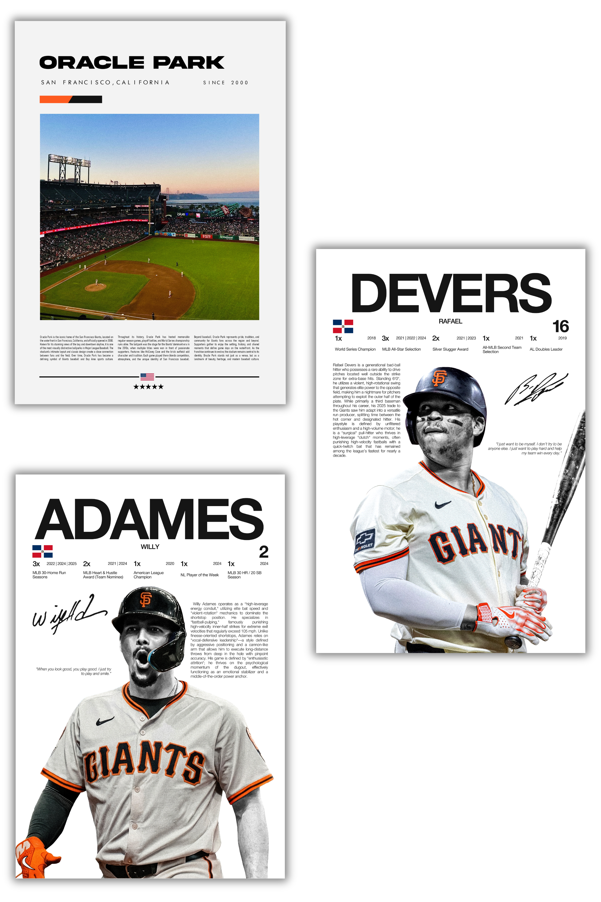San Francisco Giants Baseball Bundle - 3 Pack