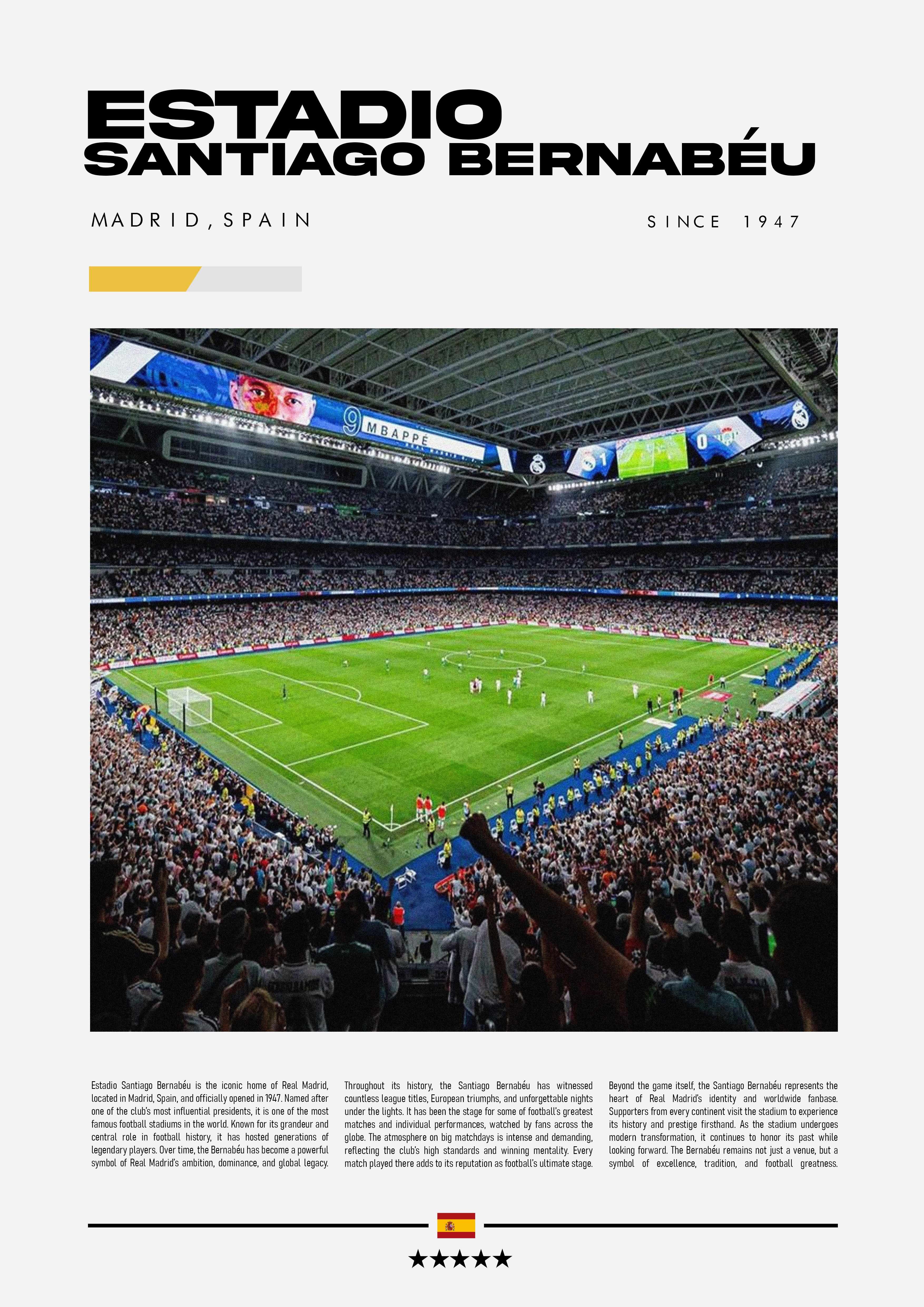 Estadio Santiago Bernabéu - Real Madrid - Stadium Series