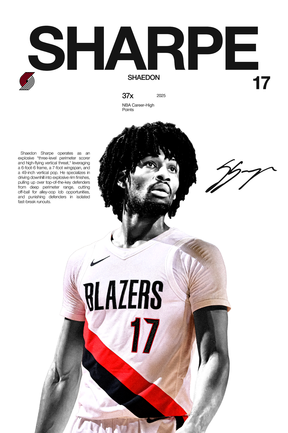 Shaedon Sharpe - Hardline Series