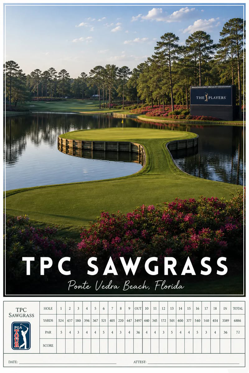 TPC Sawgrass  - Scorecard
