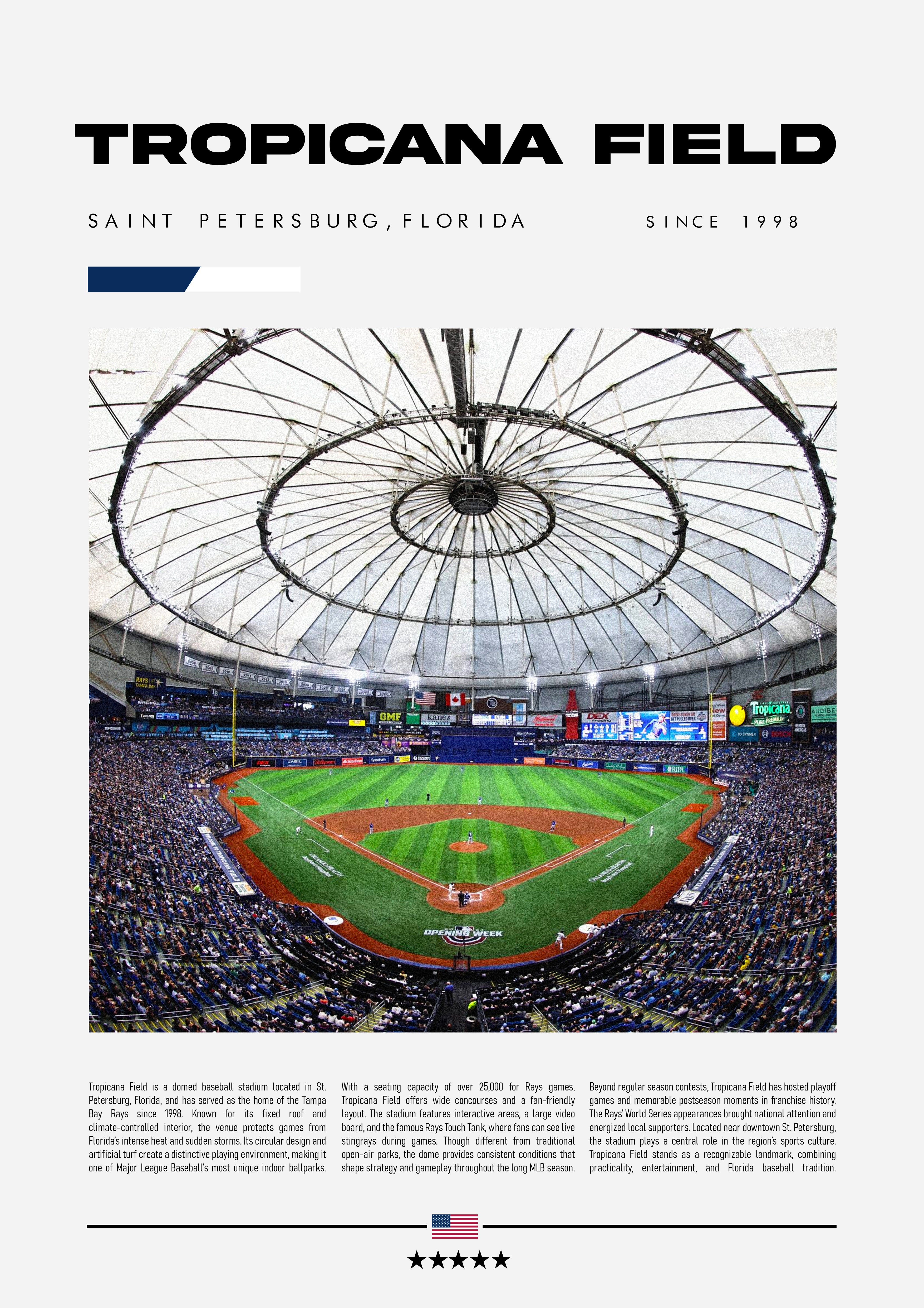 Tropicana Field - Tampa Bay Rays - Stadium Series