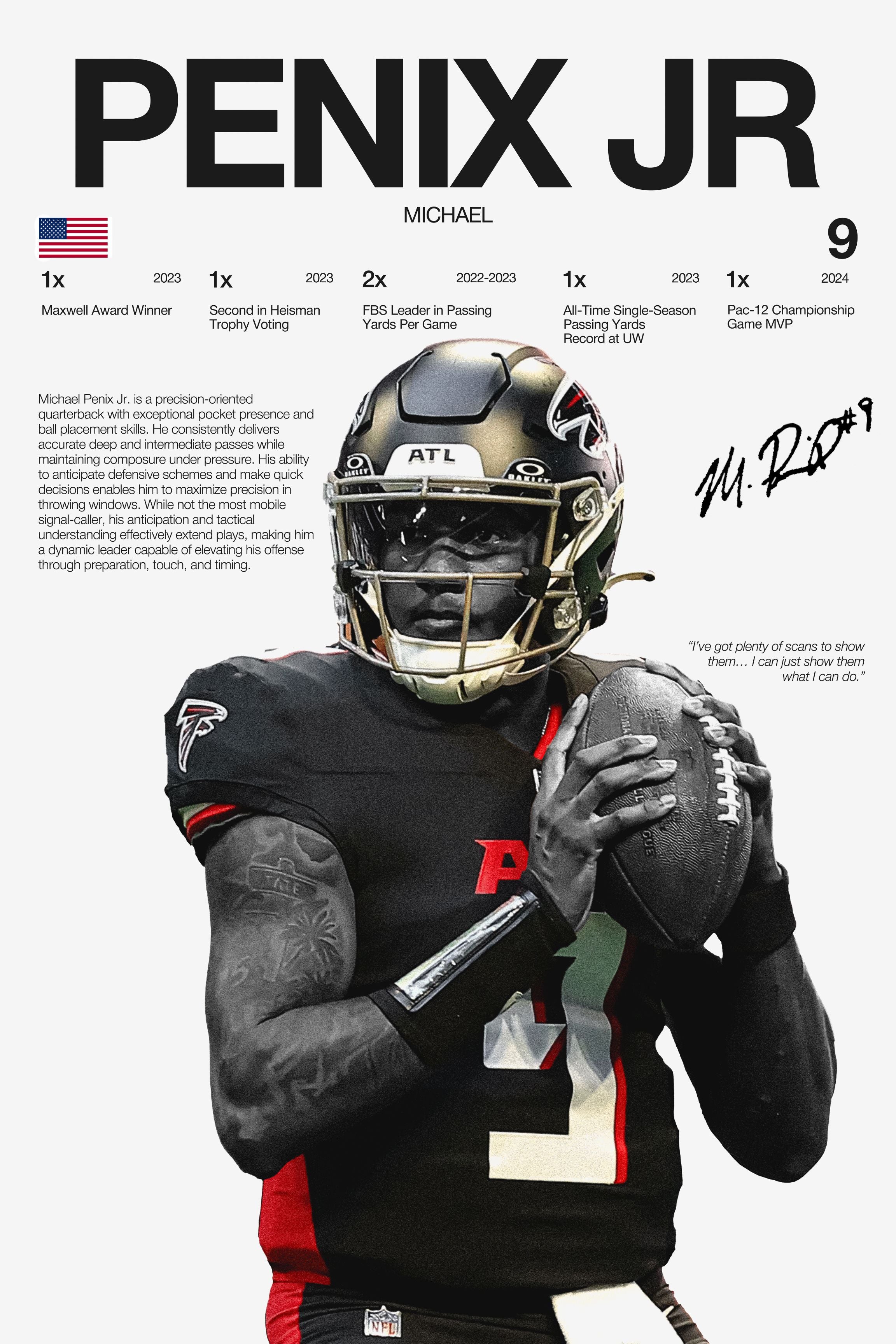 Michael Penix Jr - Hardline Series