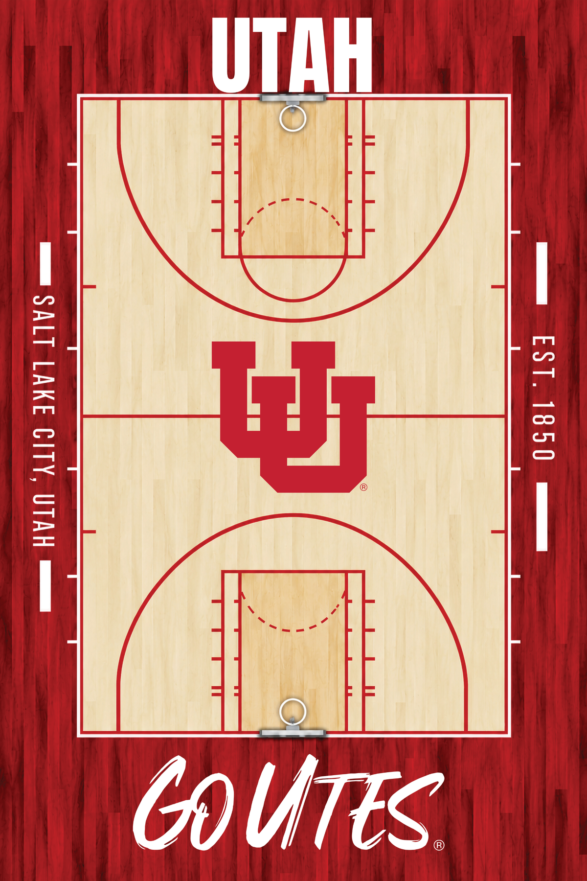 Utah Basketball Court