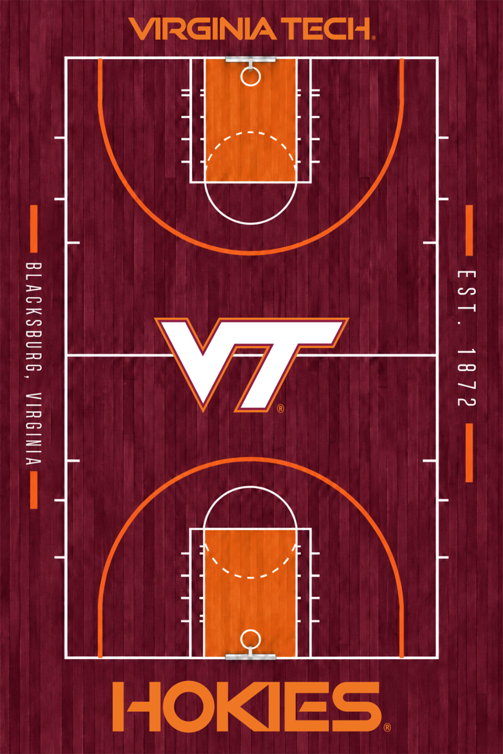 Virginia Tech Basketball Court