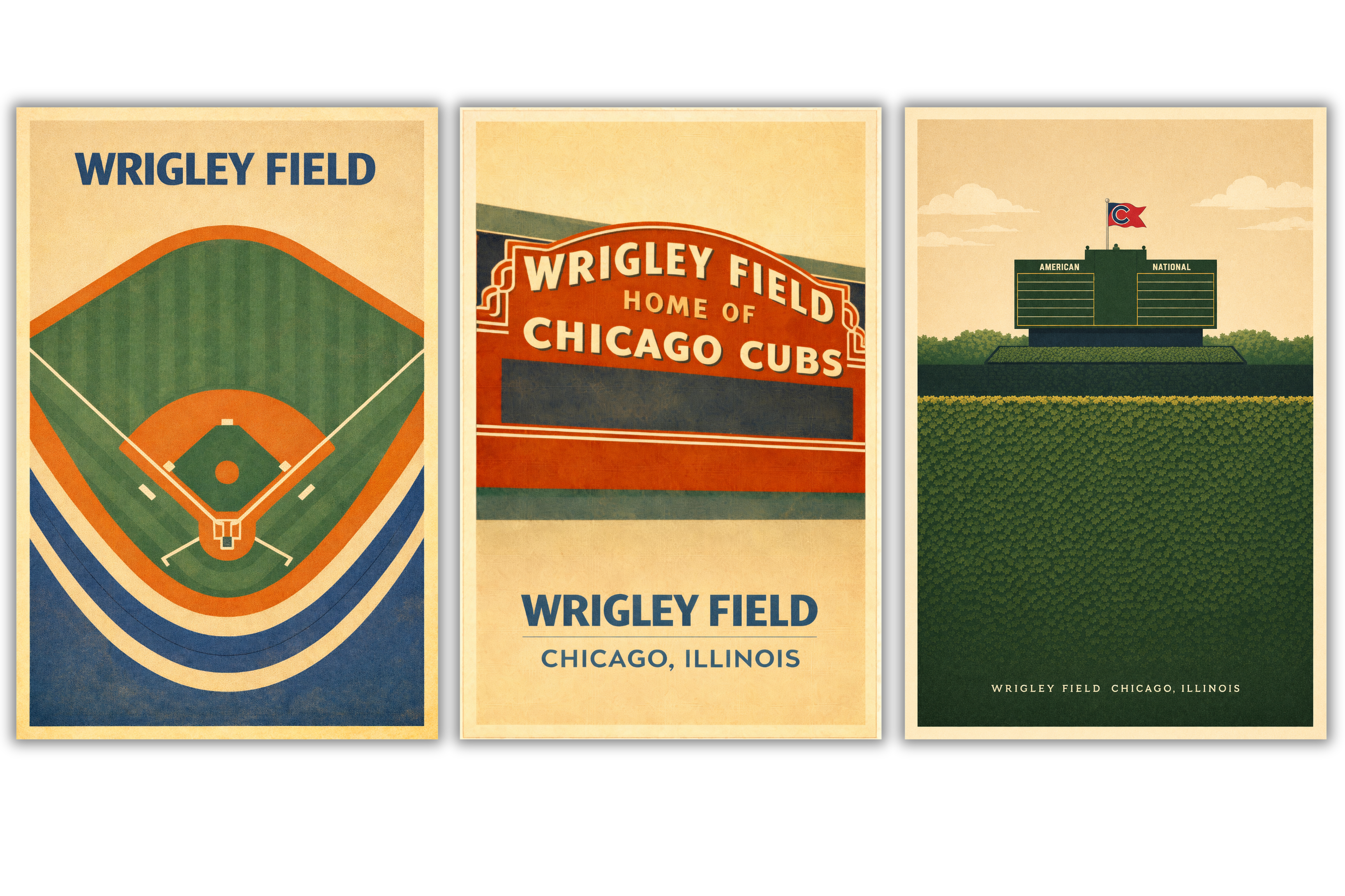 Wrigley Field Bundle (3-Pack)