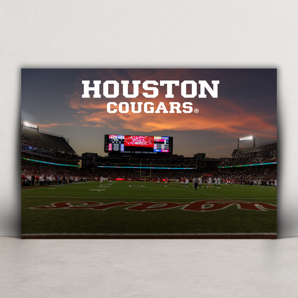 Houston Cougars Sunset